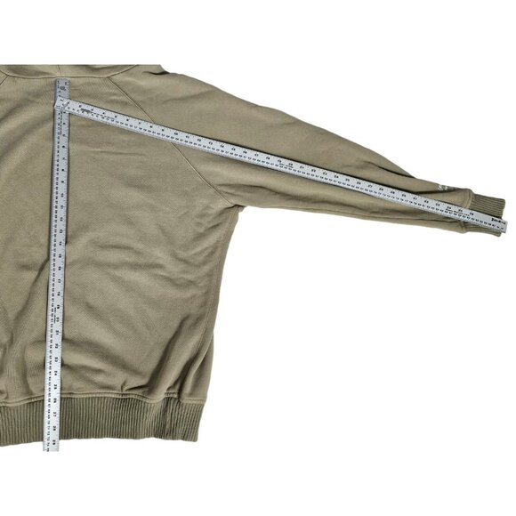Greg Lauren Army Hoodie Men Size 4 Khaki Green Cotton NWT - Picture 9 of 9